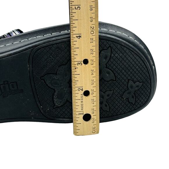 Womens Alegria Kleo Zesty Gladiator Sandals Iridescent Snake Gem Buttons 11.5 12 - Picture 14 of 14